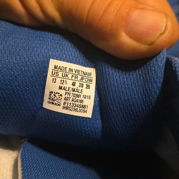 Adidas superstar monochrome royal blue suede shoes Adicolor size - Picture 6 of 6